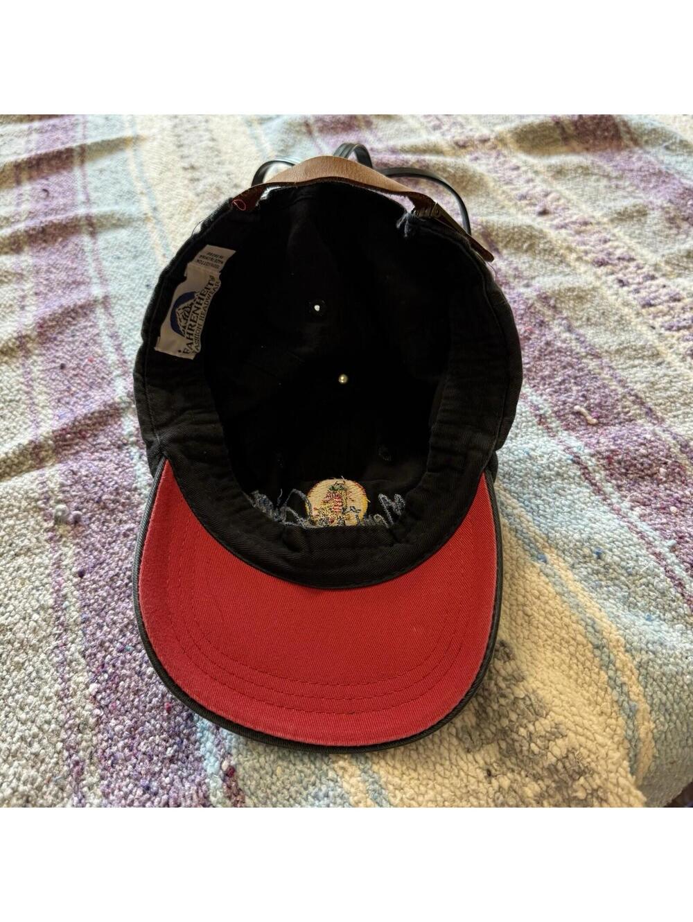 Vintage 90s RARE Maui Jim Sunglasses Strapback Hat Parrot Embroidered Tab OSFA - Picture 5 of 6